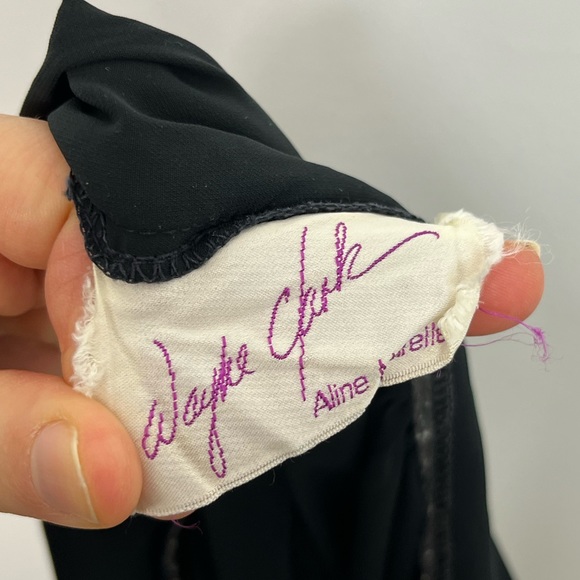 Vintage 80s Wayne Clark Chiffon Extra Wide Leg Pants Sz 26 - Picture 13 of 13